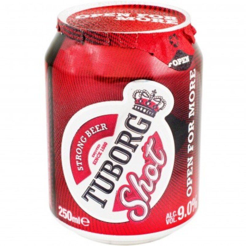 TUBORG SHOT SPECİAL KUTU BİRA 25 CL